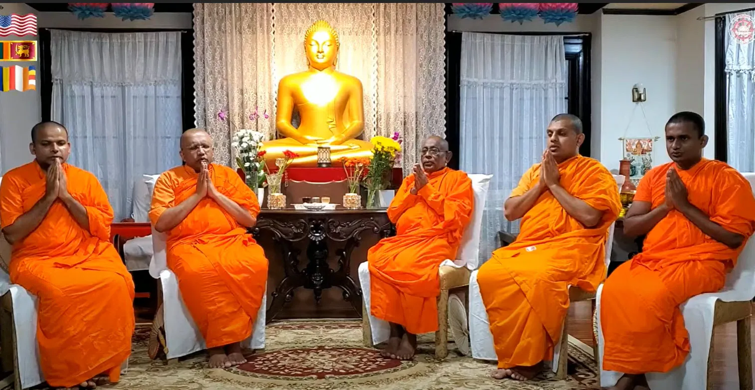 Monks chanting