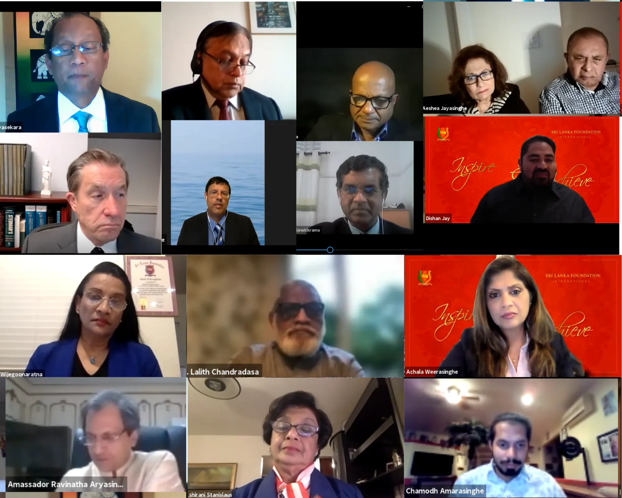 International medical webinar flyer