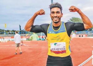 Yupun Abeykoon hits a new Sri Lankan record in 100m… | Sri Lanka Foundation