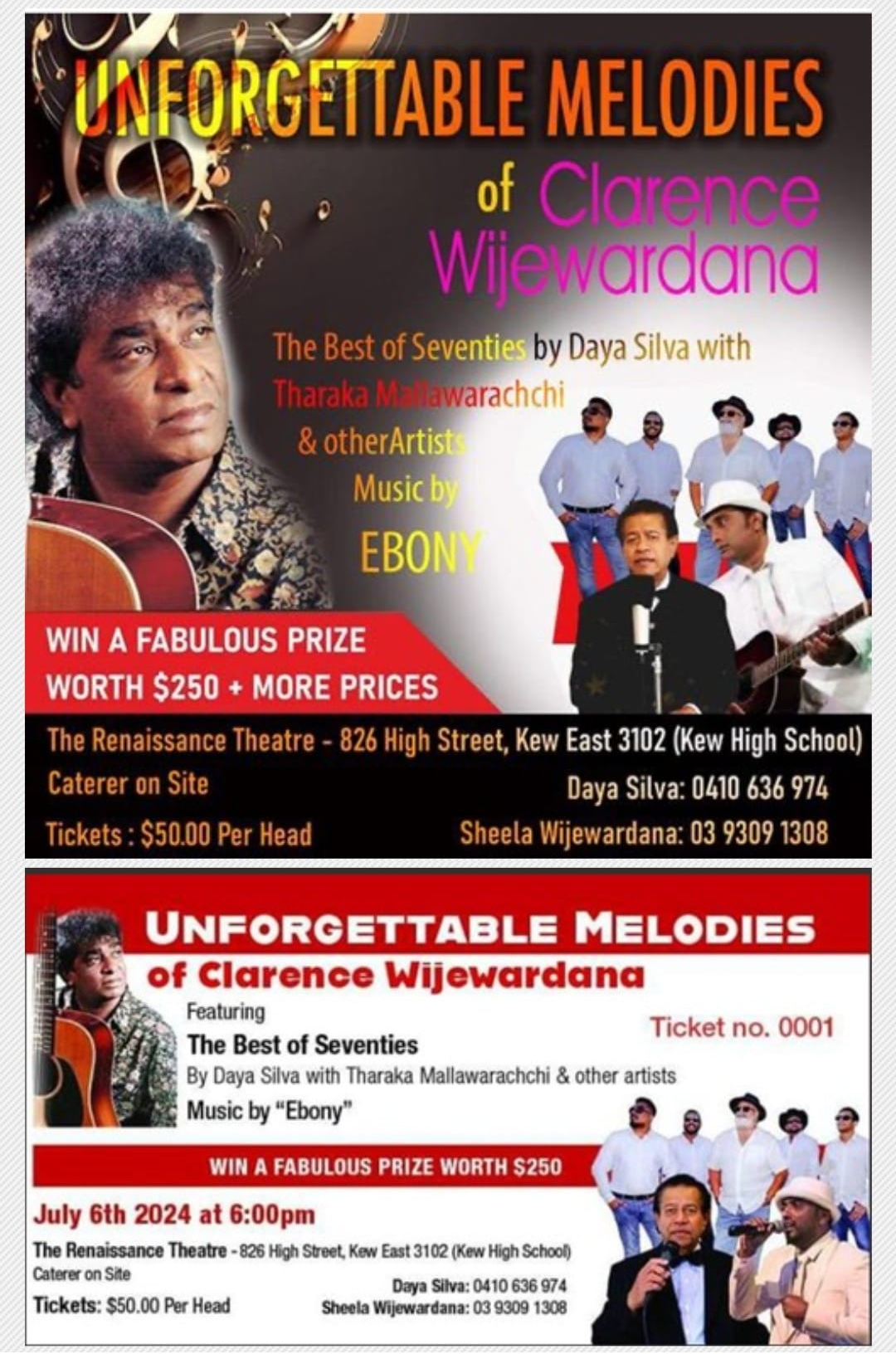 Unforgettable Melodies of Clarence Wijewardana | AUS